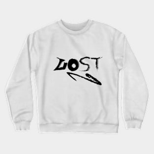 Lost Design shirt Crewneck Sweatshirt